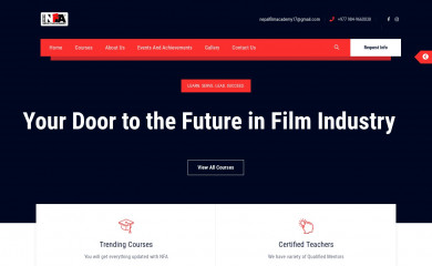 nfa-nepalfilmacademy.com screenshot