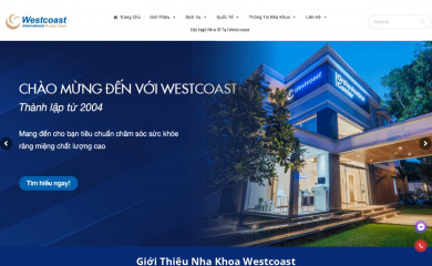 nhakhoawestcoast.vn screenshot