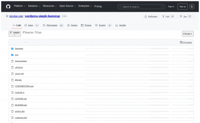 Simple Bootstrap screenshot