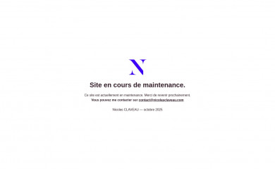 nicolasclaveau.com screenshot