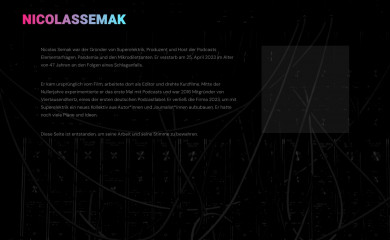 nicolassemak.de screenshot