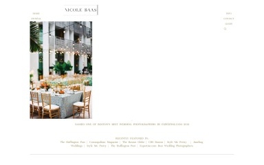 nicolebaasphotography.com screenshot