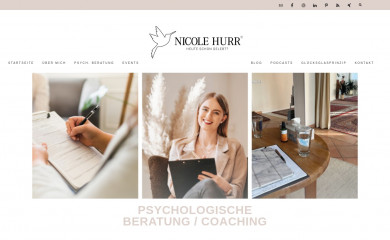 nicolehurr.com screenshot