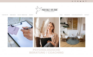 nicolehurr.de screenshot
