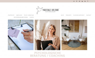 nicolehurr.de screenshot