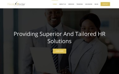 nicolesinclair.com screenshot