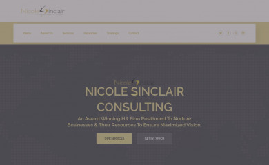 nicolesinclair.com screenshot