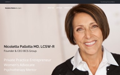 nicolettapallotta.com screenshot