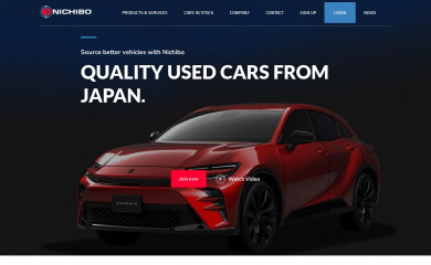 nichibojapan.com screenshot