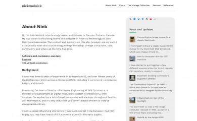 nicholasmelnick.com screenshot