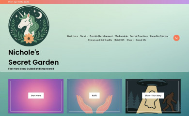 nicholessecretgarden.com screenshot