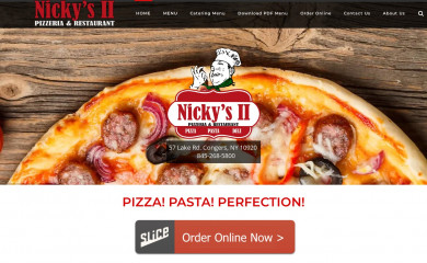 nickys2pizza.com screenshot