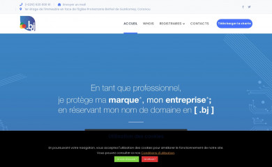 nic.bj screenshot