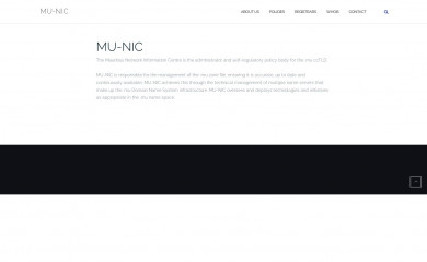 nic.mu screenshot
