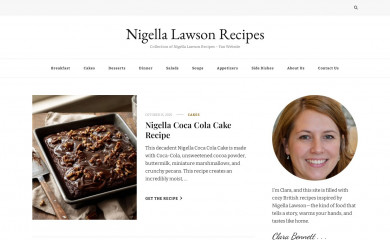 nigellarecipes.co.uk screenshot