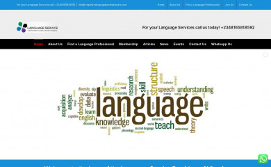 nigerianlanguageprofessionals.com screenshot