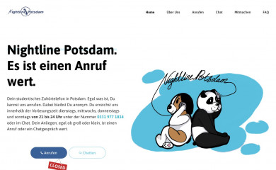 nightline-potsdam.de screenshot