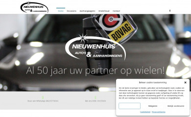 nieuwenhuis-aanhangwagens.nl screenshot
