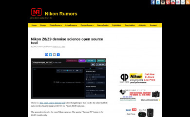 nikonrumors.com screenshot