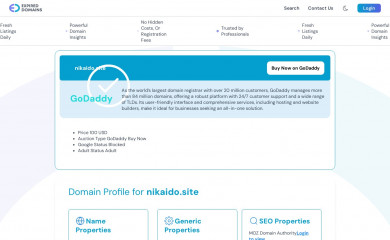 nikaido.site screenshot