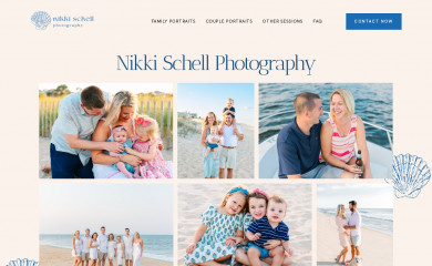nikkischellphotography.com screenshot