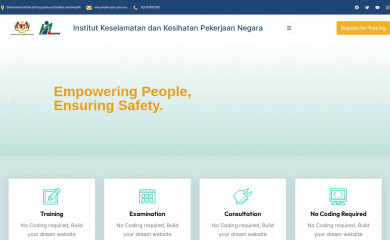 niosh.com.my screenshot