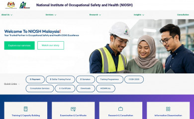niosh.com.my screenshot