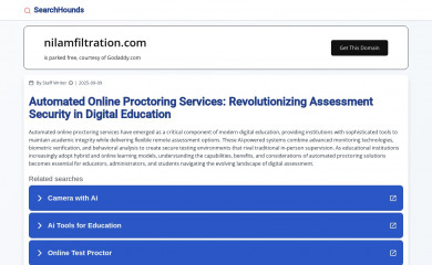 nilamfiltration.com screenshot
