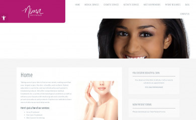 nimaskininstitute.com screenshot