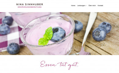 ninasinnhuber.at screenshot
