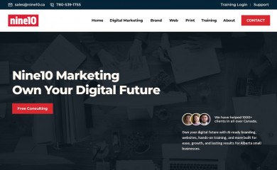 https://www.nine10.ca/ screenshot