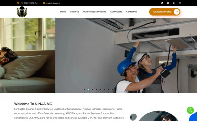 ninjaac.in screenshot