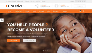 https://ninzio.com/fundrize screenshot