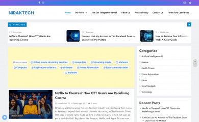 niraktech.com screenshot