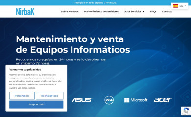 nirbak.es screenshot