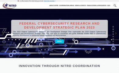 nitrd.gov screenshot