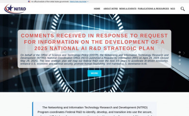 nitrd.gov screenshot