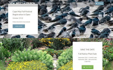 njaudubon.org screenshot