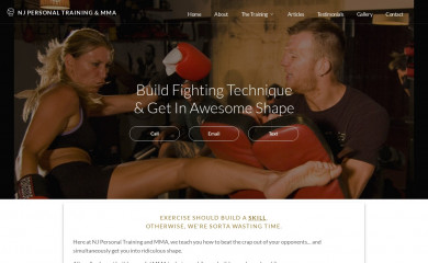 njpersonaltraining.org screenshot