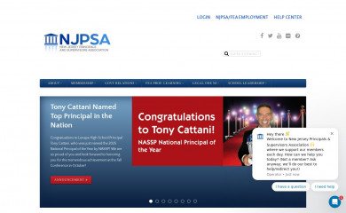njpsa.org screenshot