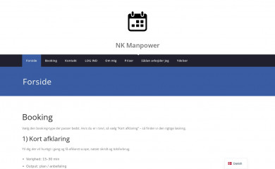 nkmanpower.dk screenshot