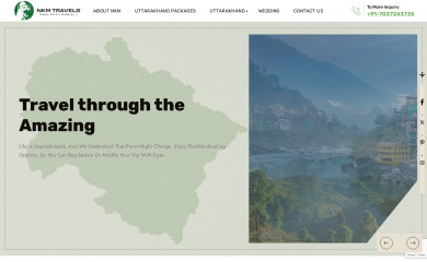 nkmtravels.com screenshot