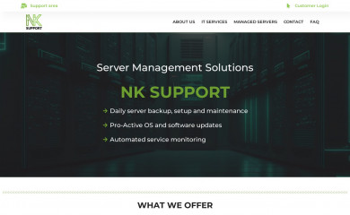 nksupport.com screenshot