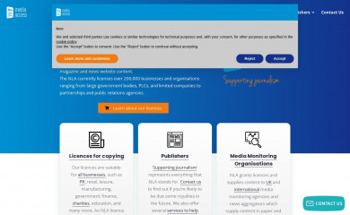 nla.co.uk screenshot