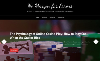 no-margin-for-errors.com screenshot