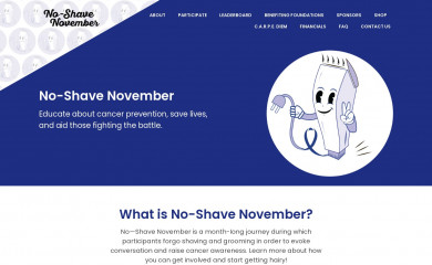 no-shave.org screenshot