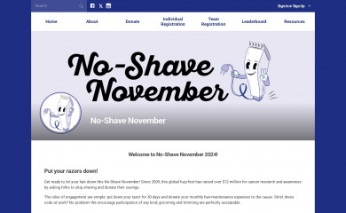 no-shave.org screenshot