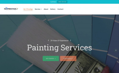 no1prestigepaintingservices.com screenshot