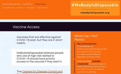 nobodyisdisposable.org screenshot