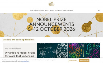nobelprize.org screenshot
